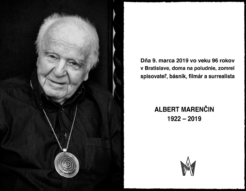 Albert MarenÄin zomrel vo veku 96 rokov